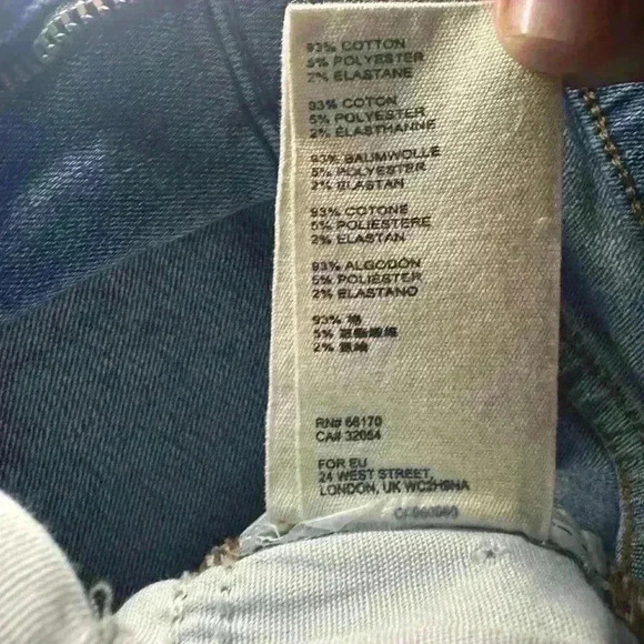 Free People Great Heights Frayed Fringe Skinny Jeans 25 - Picture 9 of 11